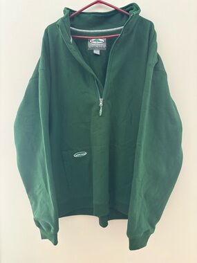 Arborwear Heavyweight Quarter Zip Hoodie 3XL Green Workwear Thick Like New